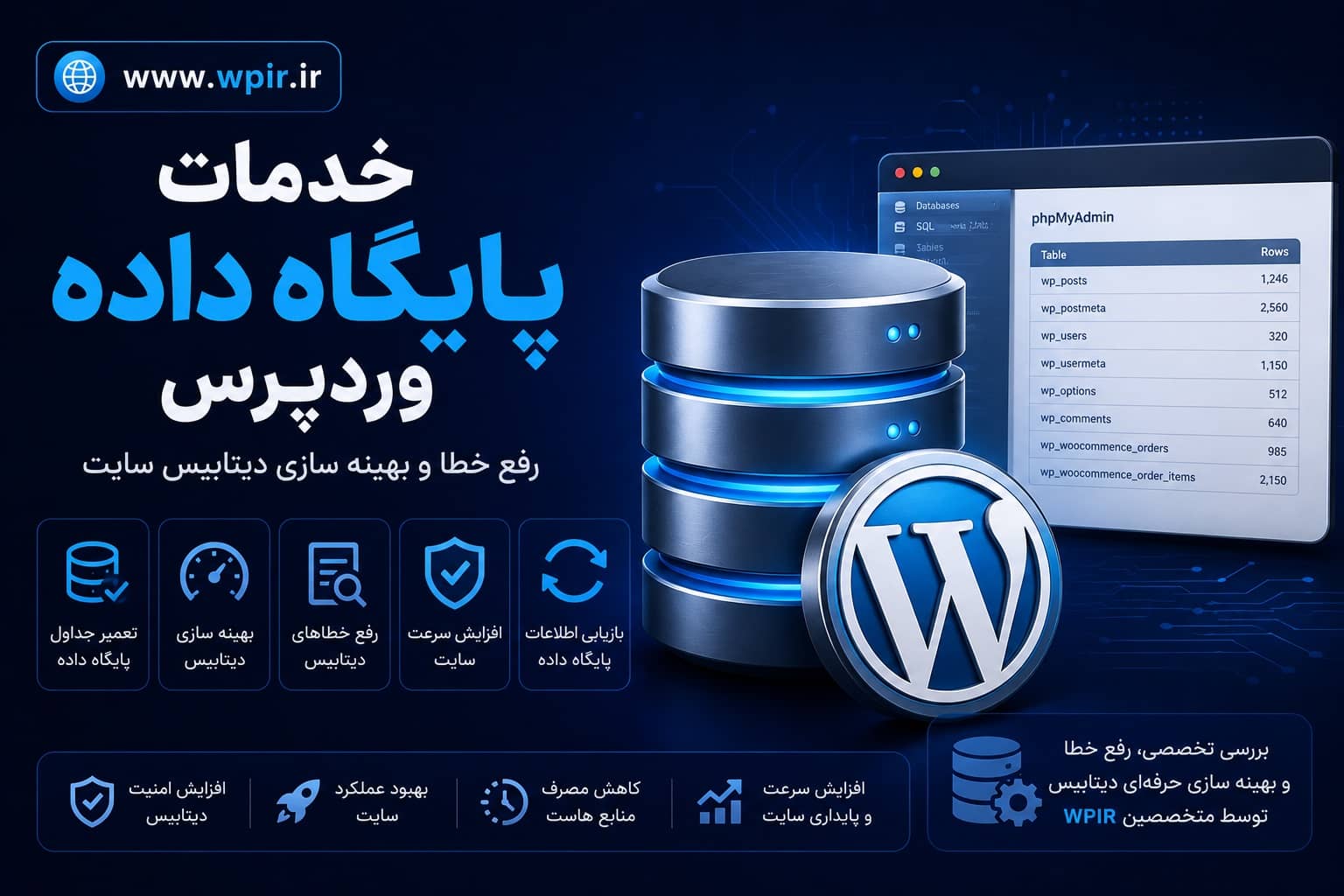 پایگاه داده وردپرس